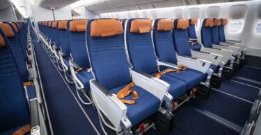 Mesta u ekonomskoj klasi; Foto: Aeroflot