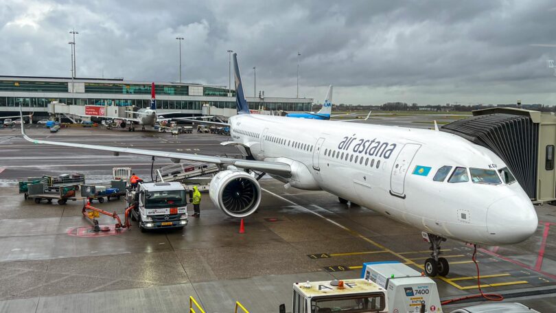 Trip report,Air Astana Airbus A321neo, Amsterdam,Atyrau