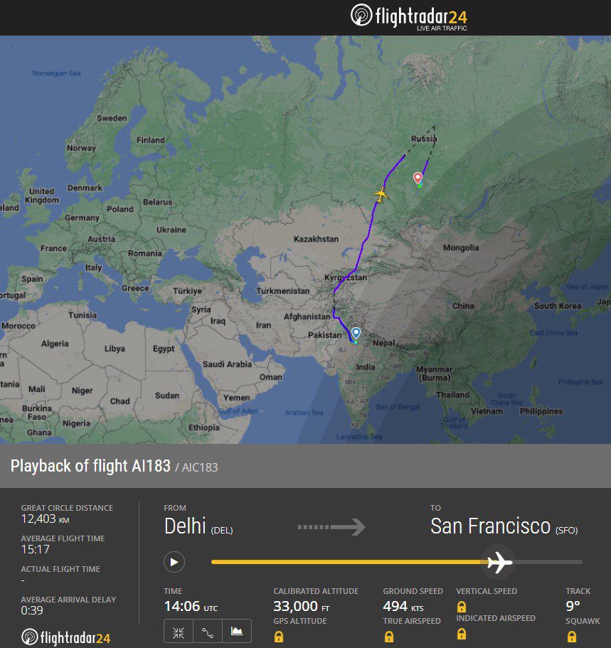 Foto: FlightRadar24