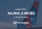 Air Serbia, avgust
