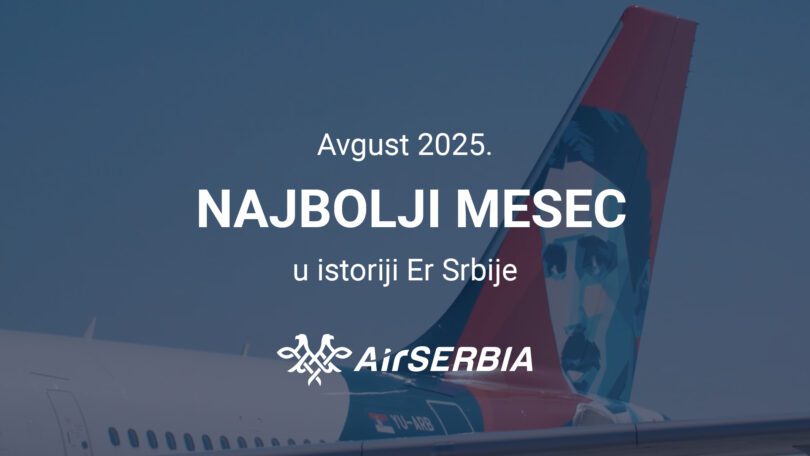 Air Serbia, avgust