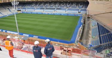 Airbus A340. FC Strasbur, stadion